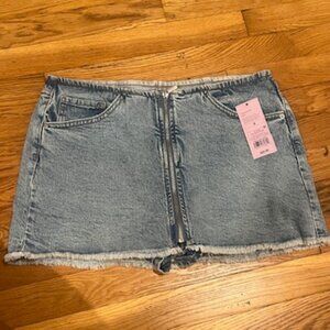 Mini Denim Skirt